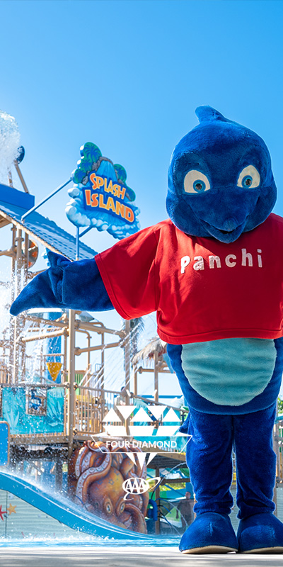  Adorable Panchi at the waterpark of Lopesan Costa Bávaro Resort, Spa & Casino in Punta Cana, Dominican Republic 